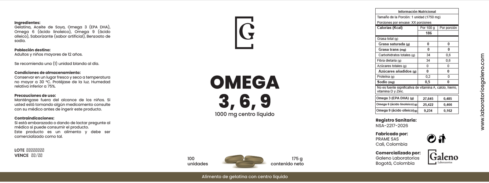 Omega 3, 6, 9 - Imagen 4
